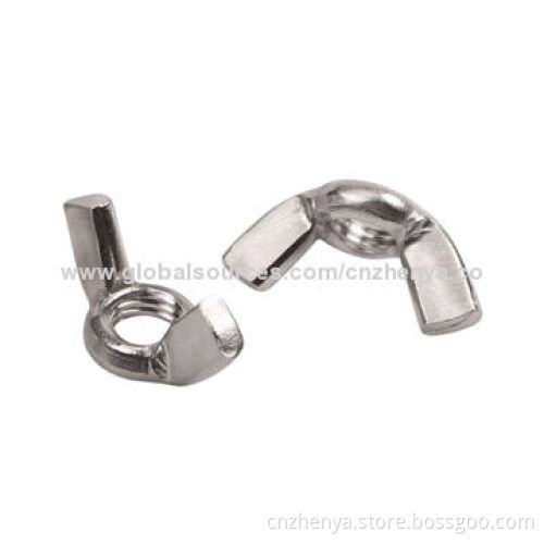 DIN315 Wing Nuts, from China Manufacturer, Made of Stainless Steel, Carbon Steel